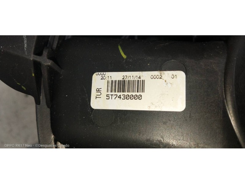 Recambio de motor calefaccion para opel combo d expression l1h1 referencia OEM IAM 5T7430000 507730100 507830100