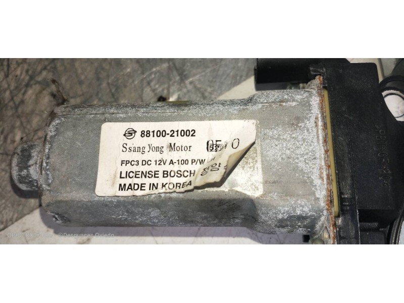 Recambio de elevalunas trasero izquierdo para ssangyong actyon 200 xdi referencia OEM IAM 8810021002  5P