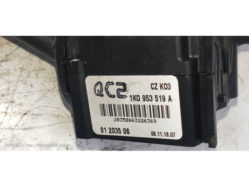 Recambio de mando limpia para seat altea xl (5p5) family referencia OEM IAM 1K0953519A   Recambio de mando limpia para seat altea xl (5p5) family referencia OEM IAM 1K0953519A