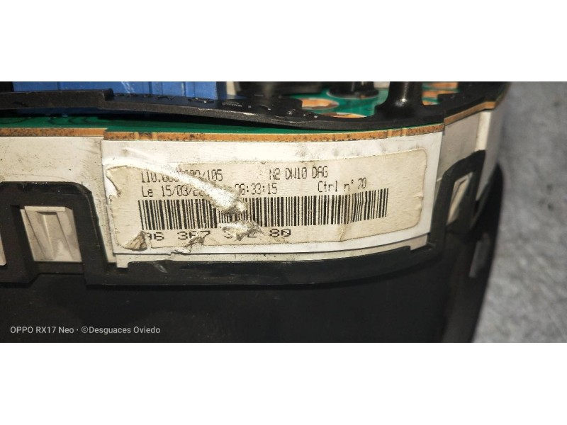 Recambio de cuadro instrumentos para peugeot 306 berlina 3/4/5 puertas (s2) graffic referencia OEM IAM 9636733280   Recambio de cuadro instrumentos para peugeot 306 berlina 3/4/5 puertas (s2) graffic referencia OEM IAM 9636733280