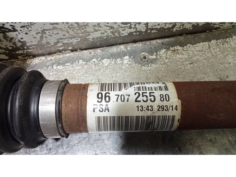 Recambio de transmision delantera derecha para peugeot 308 1.6 16v e-hdi fap referencia OEM IAM 9670725580  