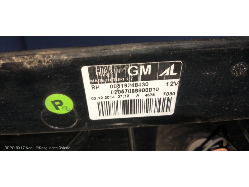 Recambio de piloto trasero derecho para opel combo d expression l1h1 referencia OEM IAM   