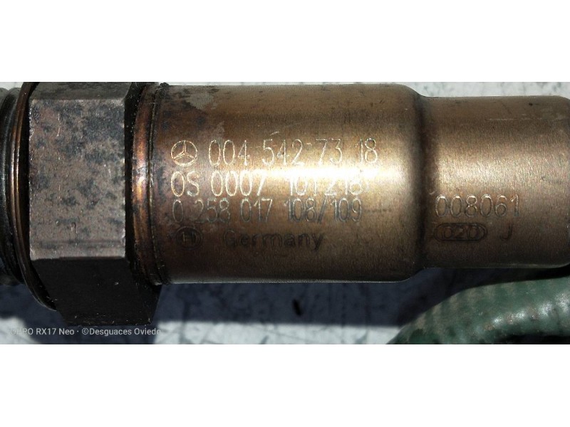 Recambio de sonda lambda para mercedes clase glk (w204) glk glk 220 cdi be (204.902) referencia OEM IAM 0258017108 0045427318 
