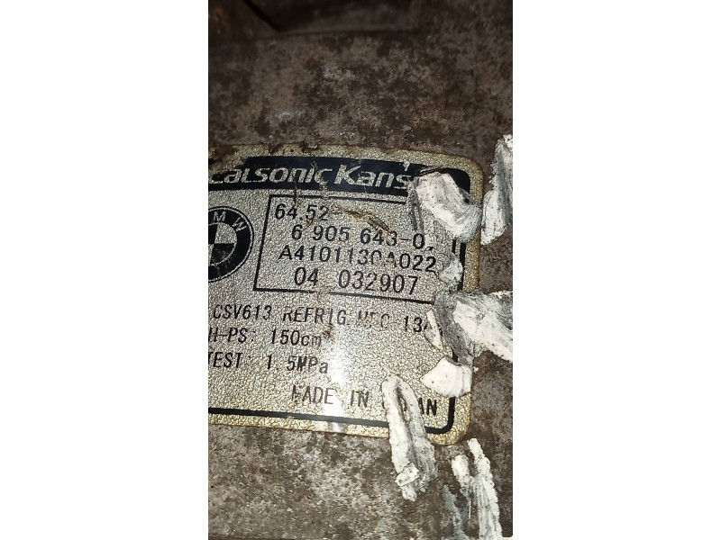 Recambio de compresor aire acondicionado para bmw x3 (e83) 2.0d referencia OEM IAM A4101130A022  