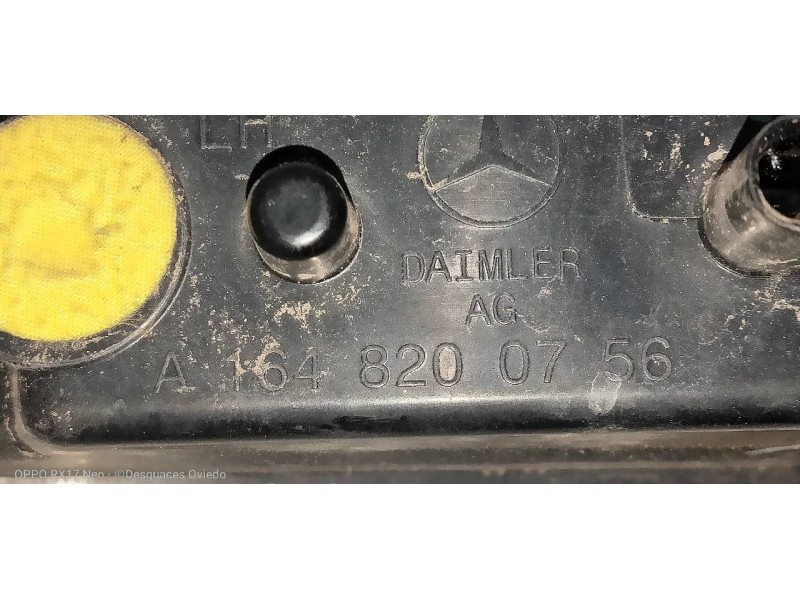 Recambio de faro antiniebla izquierdo para mercedes clase glk (w204) glk glk 220 cdi be (204.902) referencia OEM IAM A1648200756