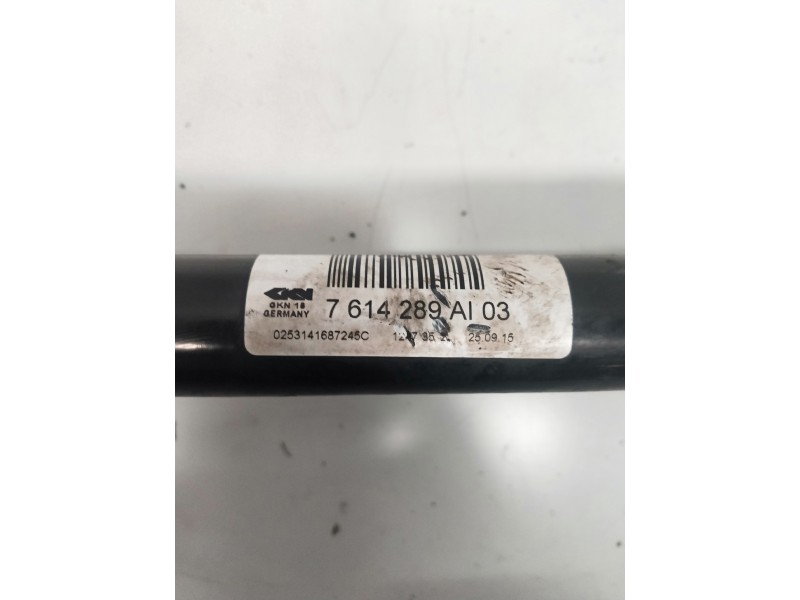 Recambio de transmision trasera izquierda para bmw serie 5 lim. (f10) 520d referencia OEM IAM 7614289A103  