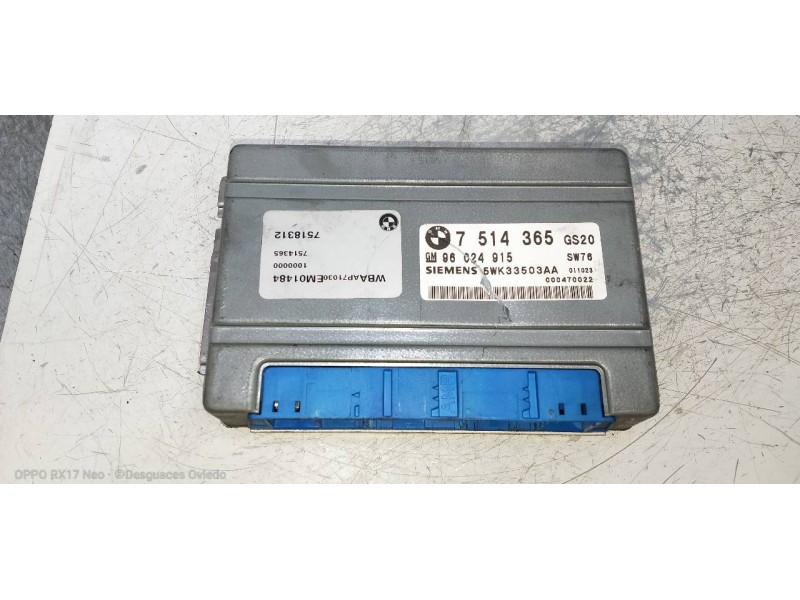 Recambio de centralita cambio automatico para bmw serie 3 touring (e46) 320d referencia OEM IAM 5WK33503AA 7514365 96024915