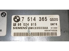 Recambio de centralita cambio automatico para bmw serie 3 touring (e46) 320d referencia OEM IAM 5WK33503AA 7514365 96024915 2