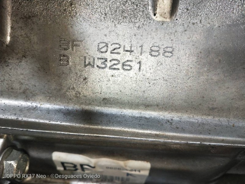 Recambio de caja cambios para chevrolet nubira wagon 2.0 diesel cat referencia OEM IAM BF02H189 BW3261 