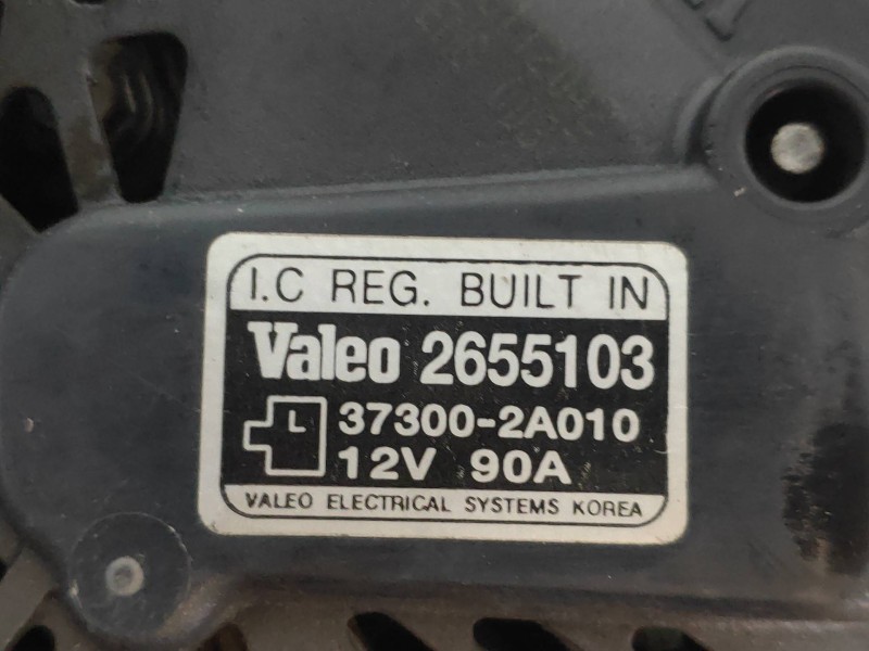 Recambio de alternador para kia picanto 1.1 crdi active referencia OEM IAM 373002A010 2655103 