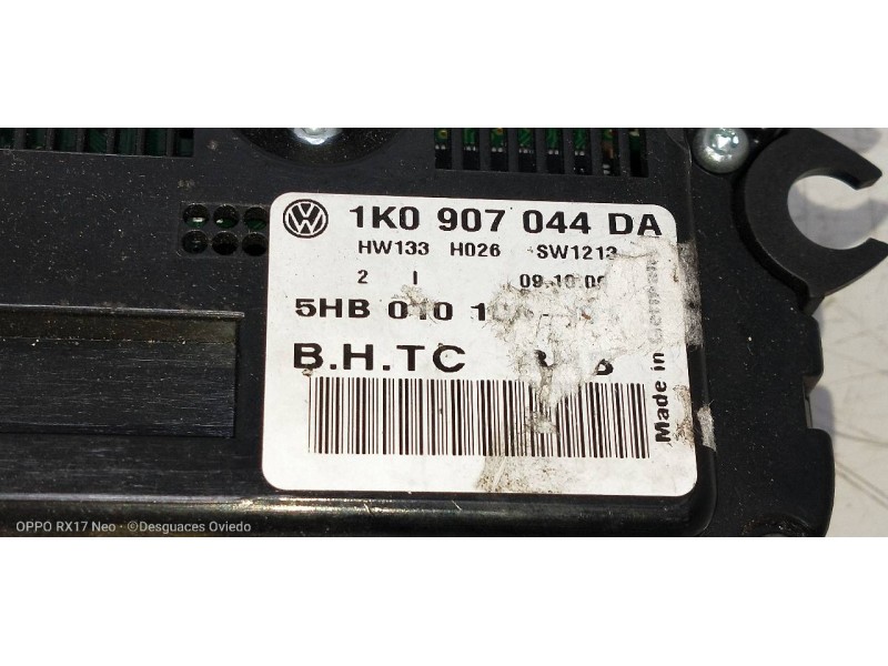 Recambio de mando calefaccion / aire acondicionado para volkswagen scirocco (137) 2.0 tdi referencia OEM IAM 1K0907044DA  