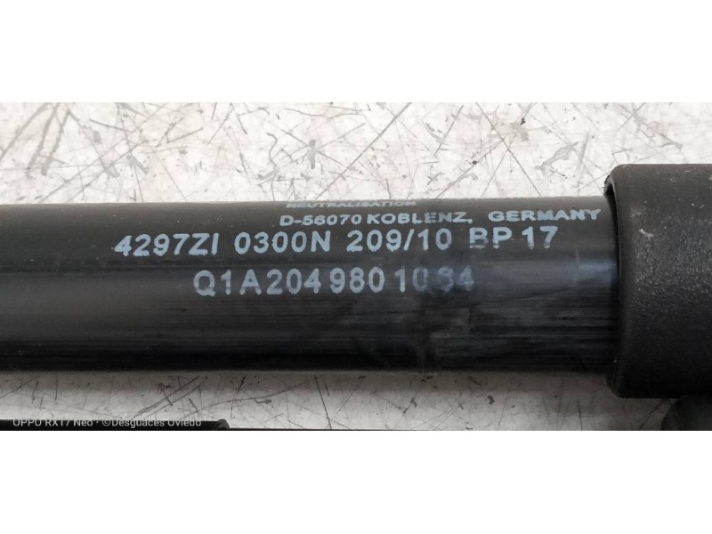 Recambio de amortiguadores capo para mercedes clase glk (w204) glk glk 220 cdi be (204.902) referencia OEM IAM A2049801064  