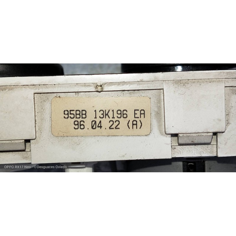 Recambio de mando luces para ford mondeo berlina/familiar (fd) clx berlina referencia OEM IAM 95BB13K196EA  