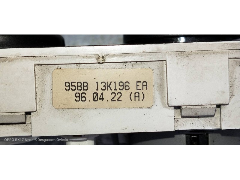 Recambio de mando luces para ford mondeo berlina/familiar (fd) clx berlina referencia OEM IAM 95BB13K196EA  