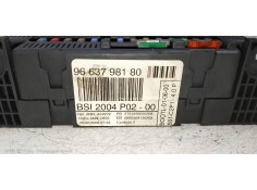Recambio de caja reles / fusibles para peugeot 308 confort referencia OEM IAM 9663798180 BSI2004P0200  2