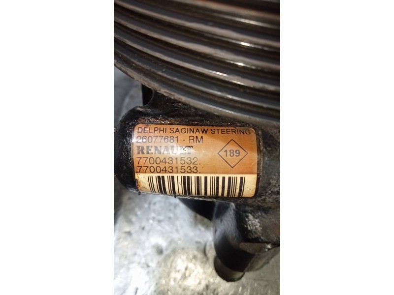 Recambio de bomba direccion para renault laguna (b56) 1.6 16v rt referencia OEM IAM 7700431532 7700431533 26077681