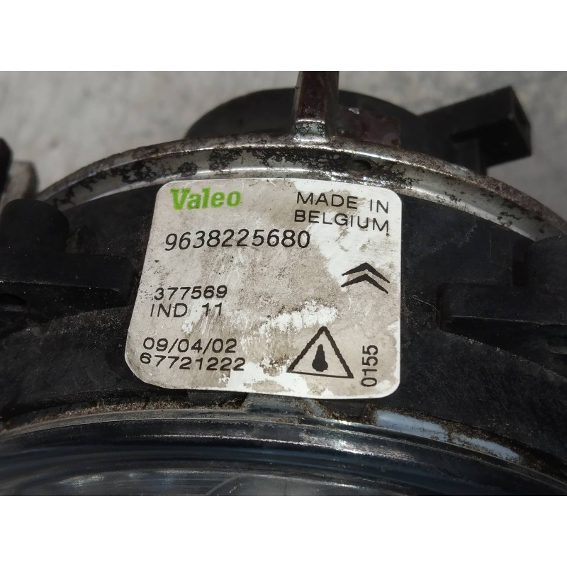 Recambio de faro antiniebla derecho para citroen xsara coupe 2.0 hdi vts (66kw) referencia OEM IAM 9638225680 67721222 