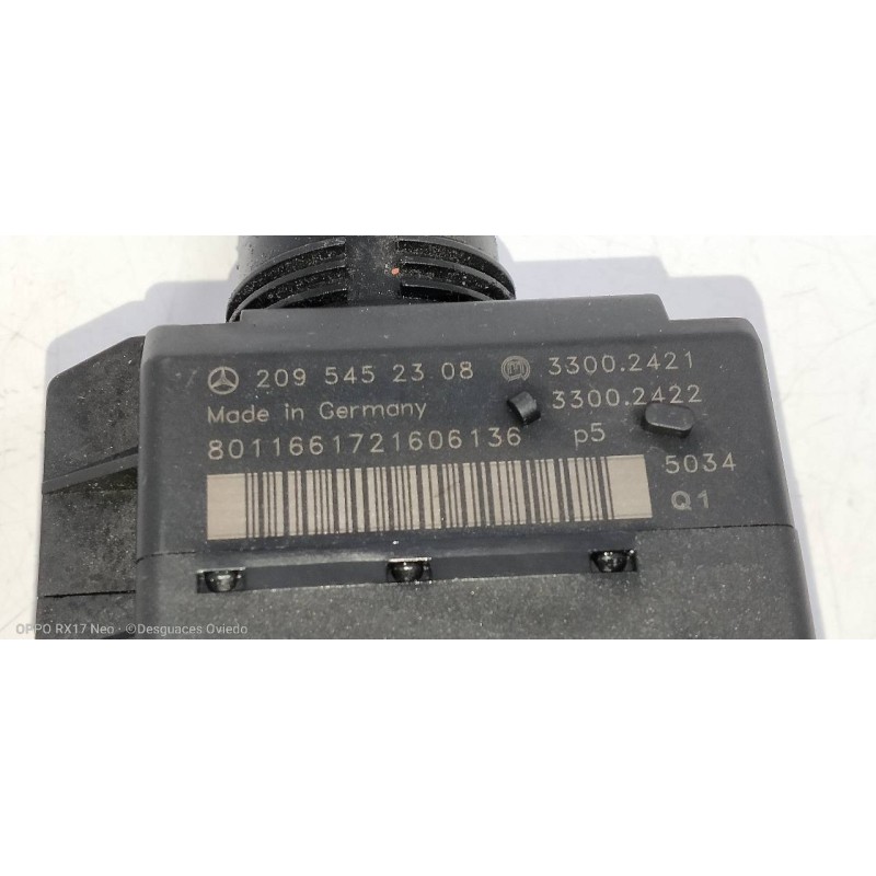 Recambio de conmutador de arranque para mercedes clase c (w203) berlina 220 cdi (la) (203.008) referencia OEM IAM   