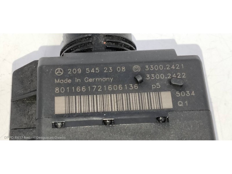 Recambio de conmutador de arranque para mercedes clase c (w203) berlina 220 cdi (la) (203.008) referencia OEM IAM   