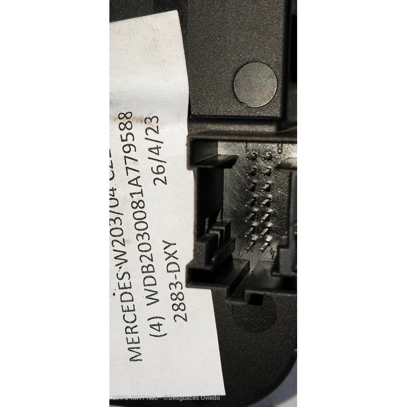 Recambio de mando luces para mercedes clase c (w203) berlina 220 cdi (la) (203.008) referencia OEM IAM A2035450604 04058519 