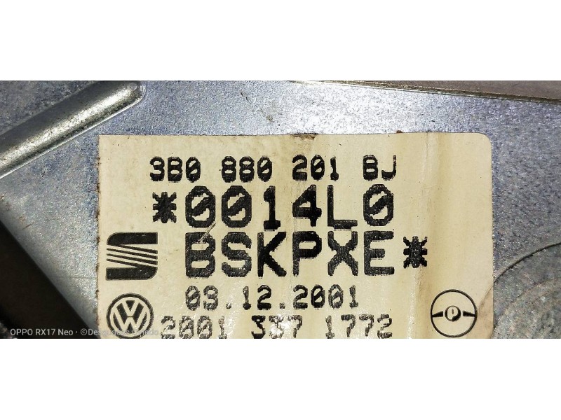 Recambio de airbag delantero izquierdo para volkswagen golf iv berlina (1j1) highline referencia OEM IAM 3B0880201BJ  