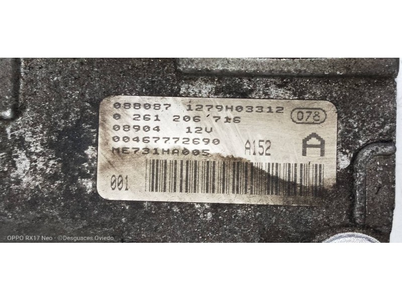 Recambio de centralita motor uce para alfa romeo 156 (116) 1.6 16v cat referencia OEM IAM 1279H03312 467772690 ME731HA005