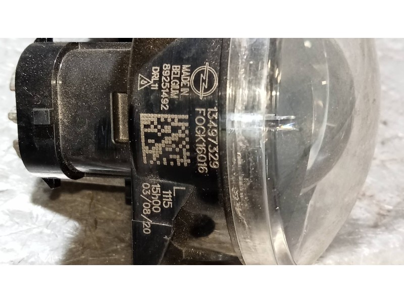 Recambio de faro antiniebla izquierdo para opel mokka referencia OEM IAM 13497329  