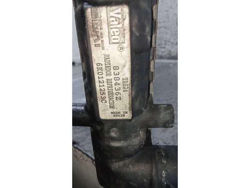 Recambio de radiador agua para seat ibiza (6k) cl referencia OEM IAM 6K0121253C 838436Z 