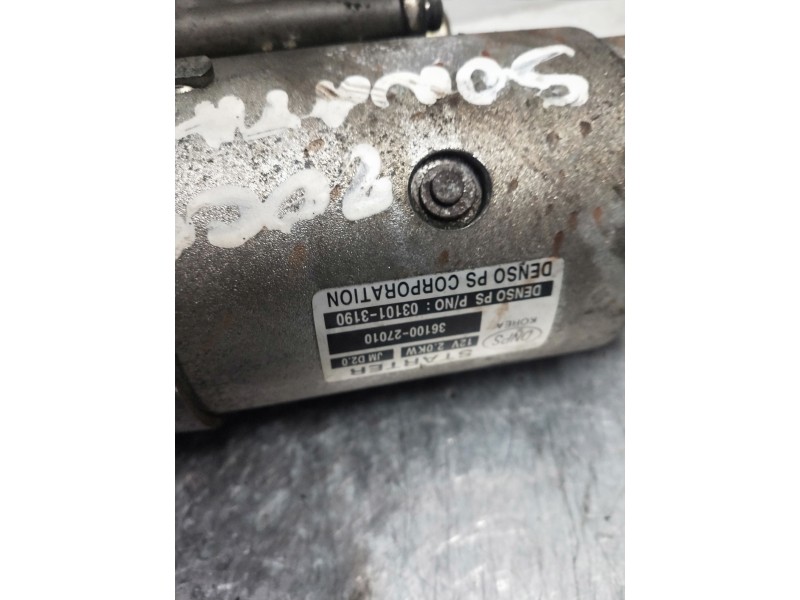 Recambio de motor arranque para hyundai sonata (nf) 2.0 crdi style referencia OEM IAM 3610027010  