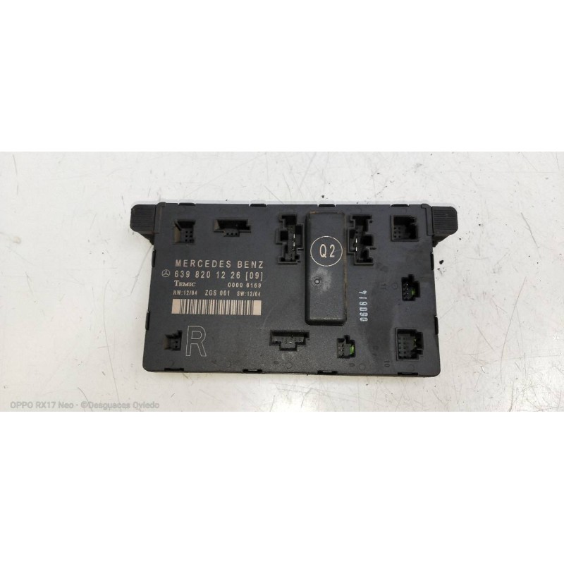 Recambio de modulo electronico para mercedes vito (w639) basic, combi 109 cdi compacto (639.601) referencia OEM IAM 6398201226  