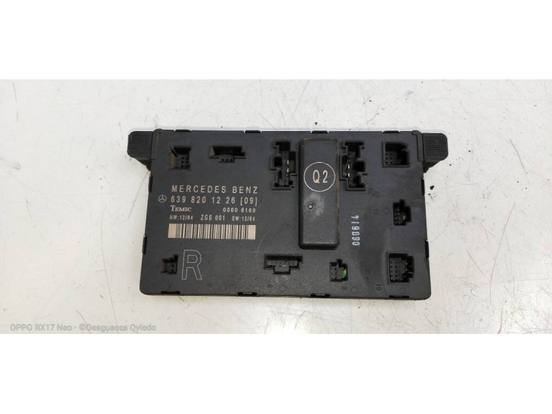 Recambio de modulo electronico para mercedes vito (w639) basic, combi 109 cdi compacto (639.601) referencia OEM IAM 6398201226  