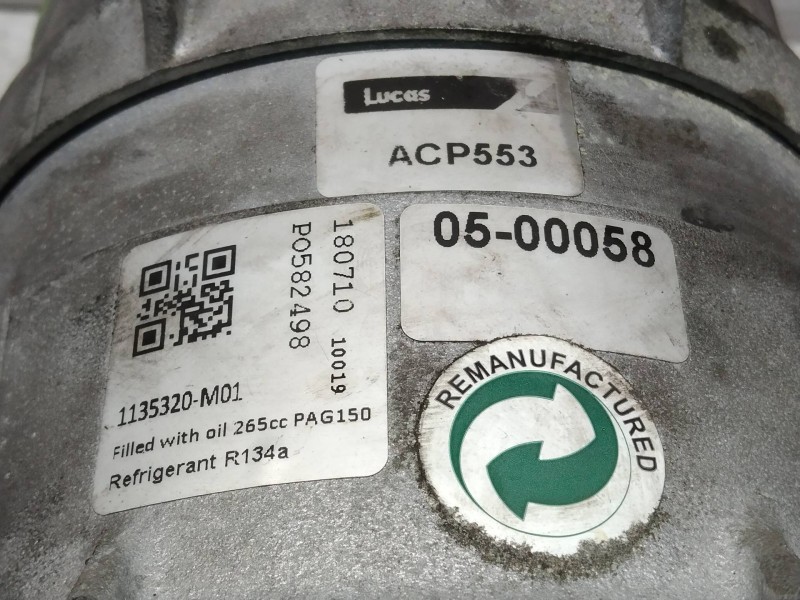 Recambio de compresor aire acondicionado para renault laguna ii (bg0) luxe dynamique referencia OEM IAM 1135320 1135320 