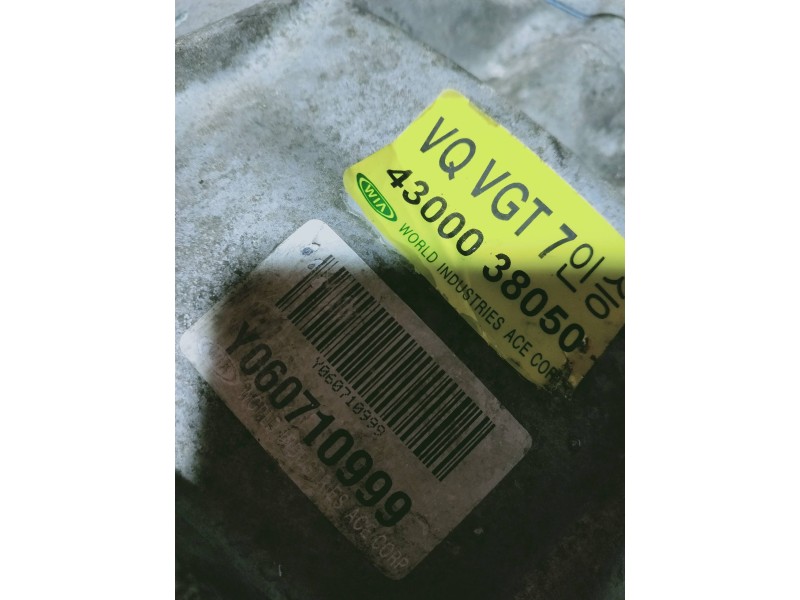 Recambio de caja cambios para kia carnival ii 2.9 crdi lx referencia OEM IAM Y060710999 4300038050 VQ VGT7