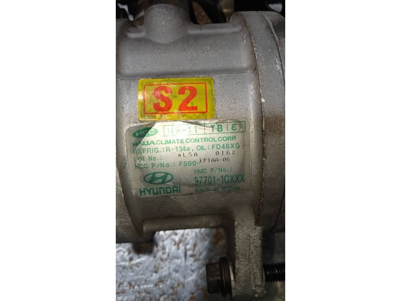 Recambio de compresor aire acondicionado para hyundai getz (tb) 1.1 básico referencia OEM IAM F500KP1AA06  