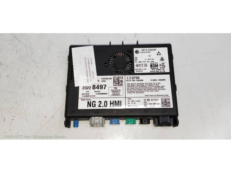 Recambio de modulo electronico para opel insignia berlina excellence referencia OEM IAM 23228497 453116246 