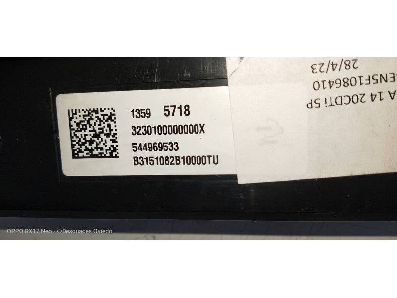 Recambio de modulo electronico para opel insignia berlina excellence referencia OEM IAM 13595718 544969533 