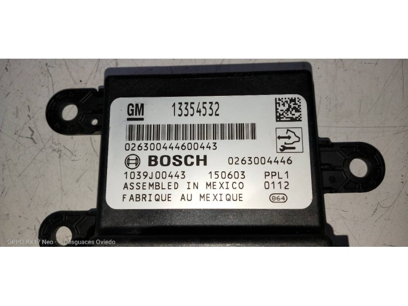 Recambio de modulo electronico para opel insignia berlina excellence referencia OEM IAM 13354532 0263004446 