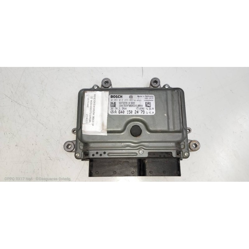 Recambio de centralita motor uce para mercedes clase a (w169) a 180 cdi (169.307) referencia OEM IAM 0281012255 A6401502479 