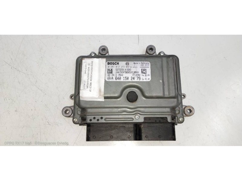 Recambio de centralita motor uce para mercedes clase a (w169) a 180 cdi (169.307) referencia OEM IAM 0281012255 A6401502479 