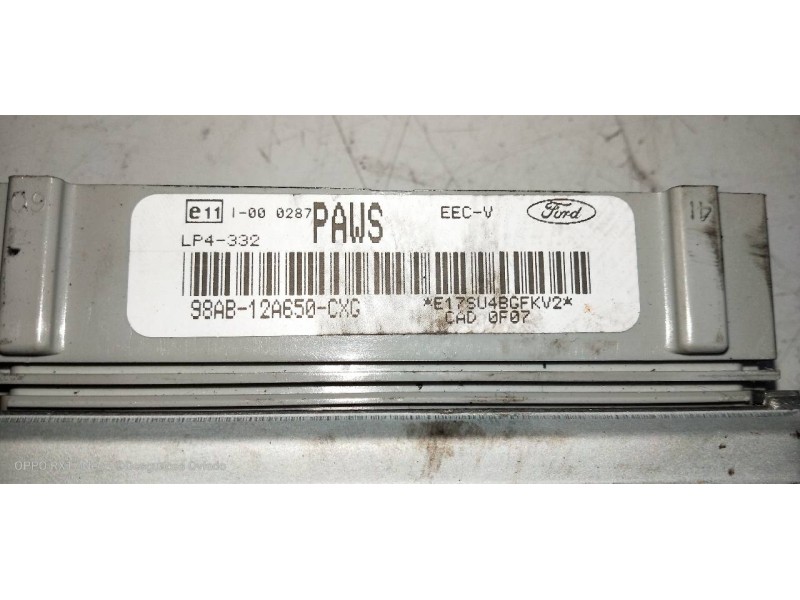 Recambio de centralita motor uce para ford focus berlina (cak) ambiente referencia OEM IAM 98AB12A650CXG  