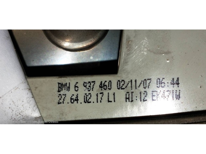 Recambio de piloto trasero derecho interior para bmw serie 3 berlina (e90) 320d referencia OEM IAM 6937460  