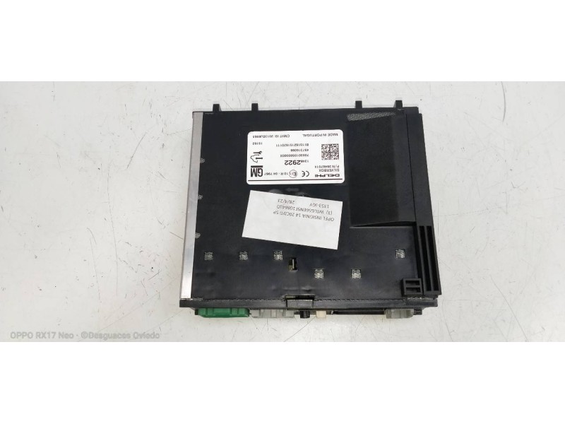 Recambio de modulo electronico para opel insignia berlina excellence referencia OEM IAM 13482922 497316088 
