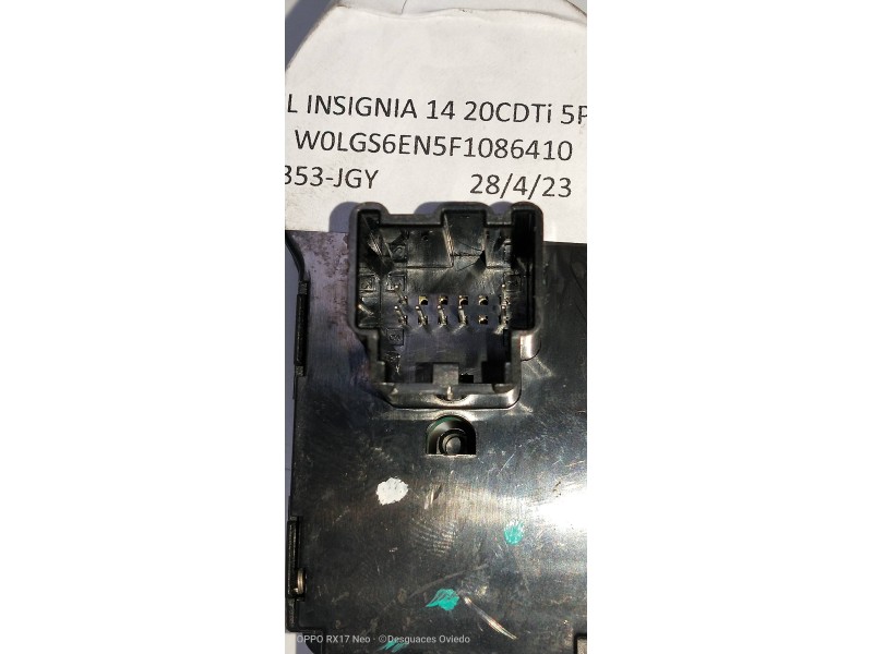 Recambio de mando luces para opel insignia berlina excellence referencia OEM IAM   