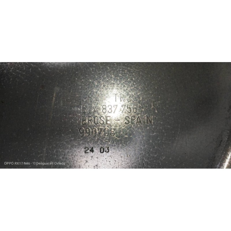 Recambio de elevalunas delantero derecho para seat cordoba berlina (6l2) signo/a referencia OEM IAM 6L4837756 6Q2959801A 4P