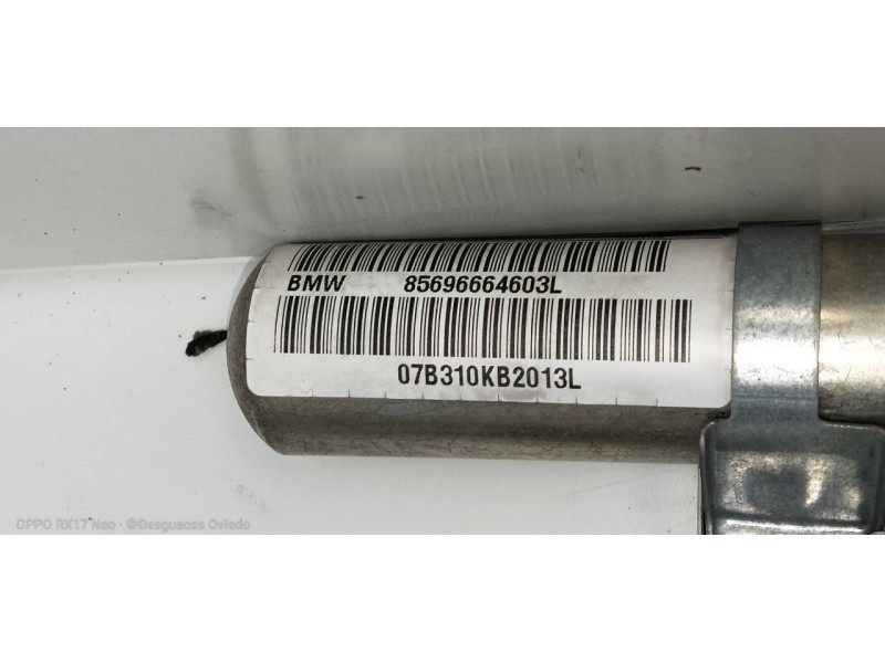 Recambio de airbag cortina delantero derecho para bmw serie 3 berlina (e90) 320d referencia OEM IAM 85696664603L  