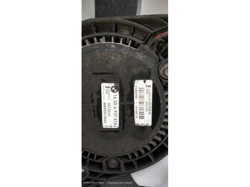 Recambio de electroventilador para bmw serie 3 berlina (e90) 320d referencia OEM IAM 16326937515  