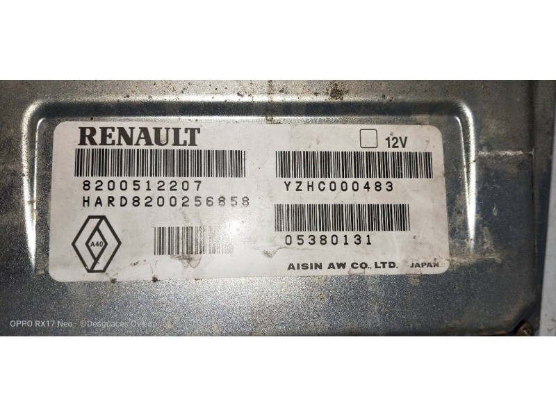 Recambio de centralita motor uce para renault laguna ii (bg0) privilege referencia OEM IAM 8200512207 YZHC000483 