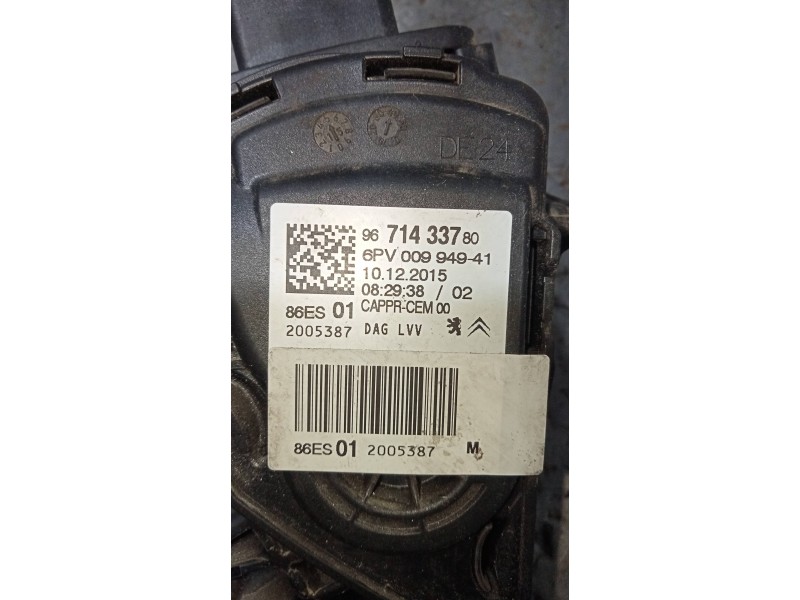 Recambio de potenciometro pedal para citroen c4 cactus business referencia OEM IAM 9671433780  