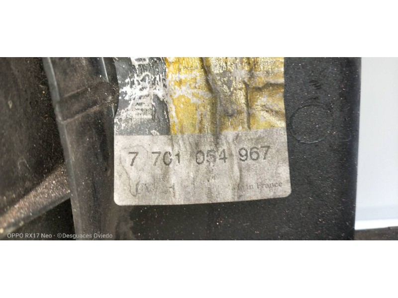 Recambio de electroventilador para renault scenic ii confort authentique referencia OEM IAM 7701054967  