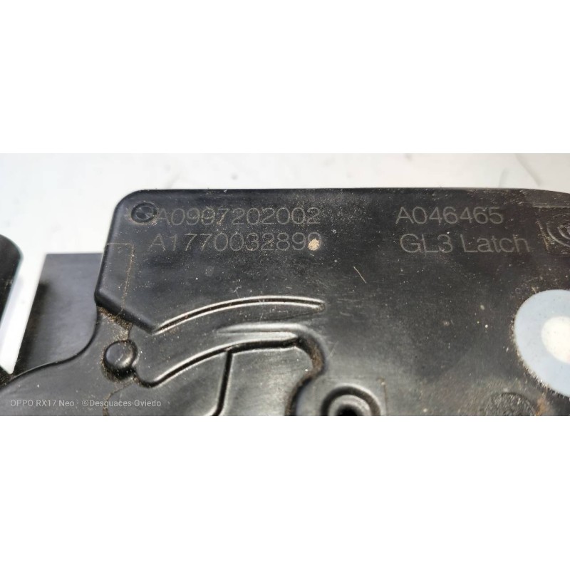 Recambio de motor cierre centralizado delantero derecho para mercedes clase a berlina (bm 177) a 180 d (177.103) referencia OEM 